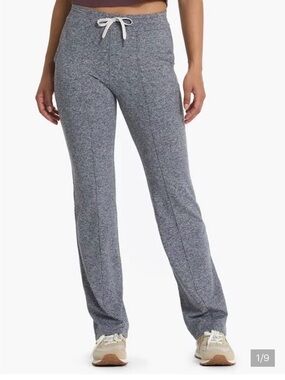 Vuori Haloed Essential Heather Charcoal Gray Jogger Pants